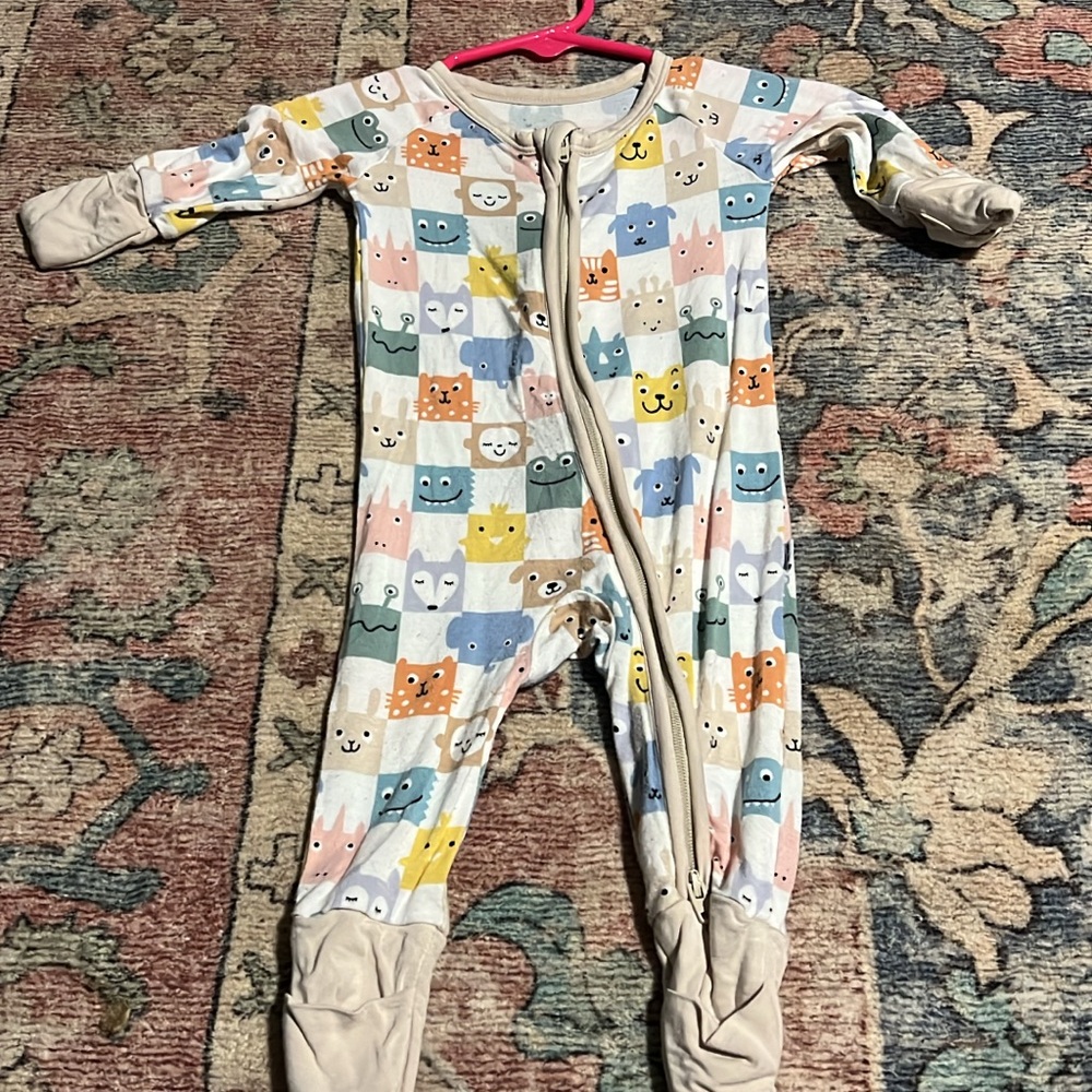 Colorful Animal Print Little Sleepies